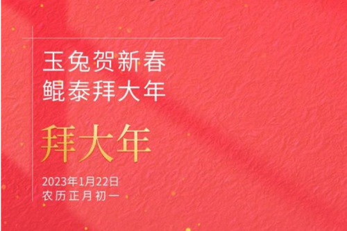 玉兔贺新春 金年会拜大年