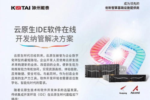 智算方案丨金年会云原生IDE软件在线开发纳管解决方案
